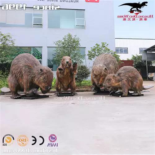 仿真动物土拨鼠特殊产品来图制作自贡大型动物厂家博物馆展览